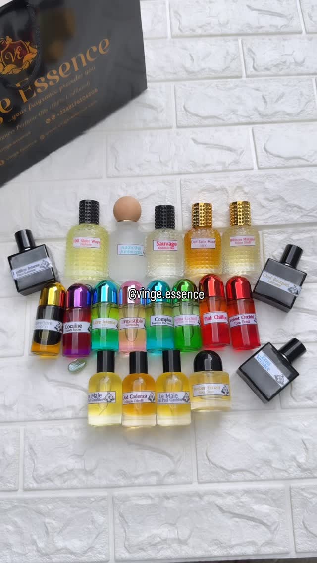 Premium perfumes for a man or woman that wants to smell nice ๐คญ
#perfumes #vingeessence #perfumeoil