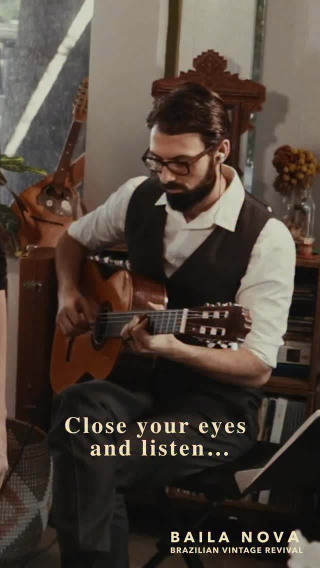 Sometimes all you need is a beautiful melody and 45 seconds of quiet.
🎶🇧🇷 #bossanova