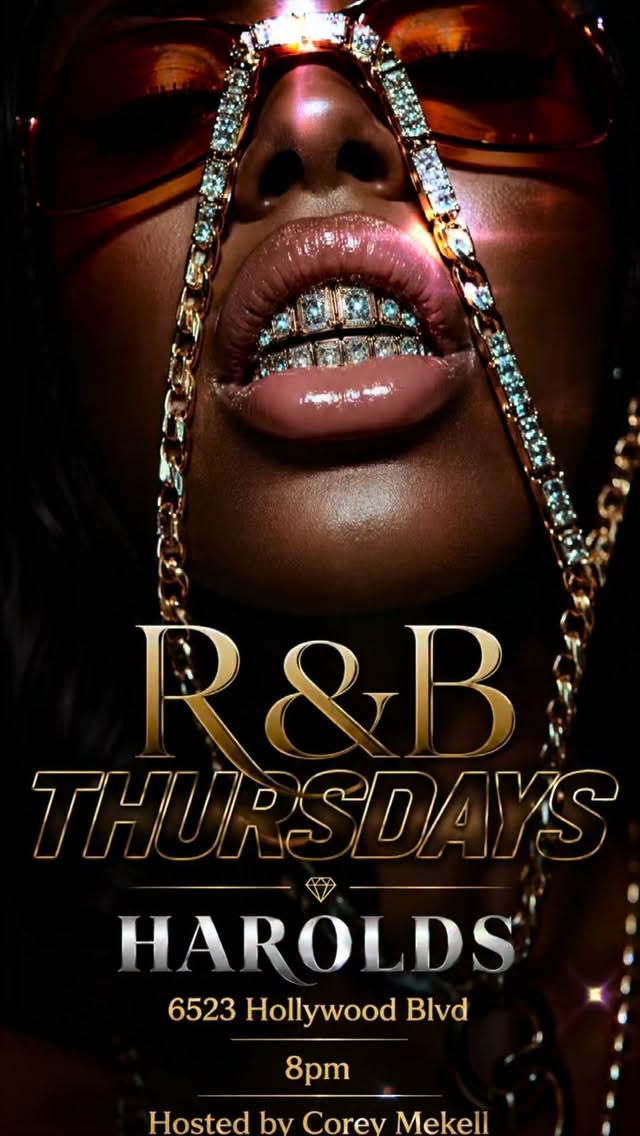 TONIGHT‼️ R&B THURSDAY!
Hosted by @coreymekell
🎤NO COVER
🎤 9pm - 1am
🎤Bottle Service Available
▪️
🐔 Harold’s Chicken
Chicago’s Famous Chicken & Mild Sauce⠀
📍6523 Hollywood Blvd ⠀