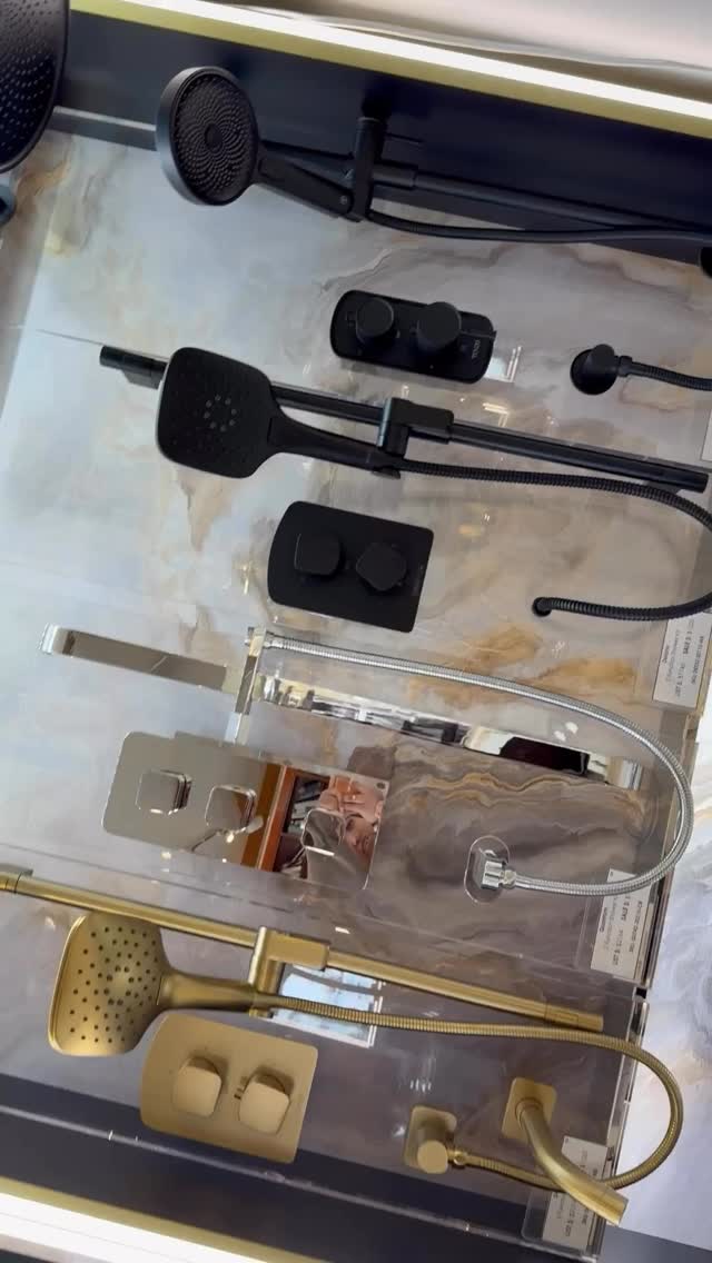 A closer look at our Tenzo display in the showroom ✨
From matte black to brushed gold, chrome, and statement finishes, the Signature Line brings those small details that completely change the feel of a bathroom. Tenzo also has new finishes in the Paloma Series, including Champagne Gold and Gun Metal.
We have a beautiful selection on display, with even more options available through our catalogues. Come see the finishes in person and find the one that feels right for your space.
#Tenzo #BathroomFixtures #NovaBath #BathroomDesign #ShowroomInspo