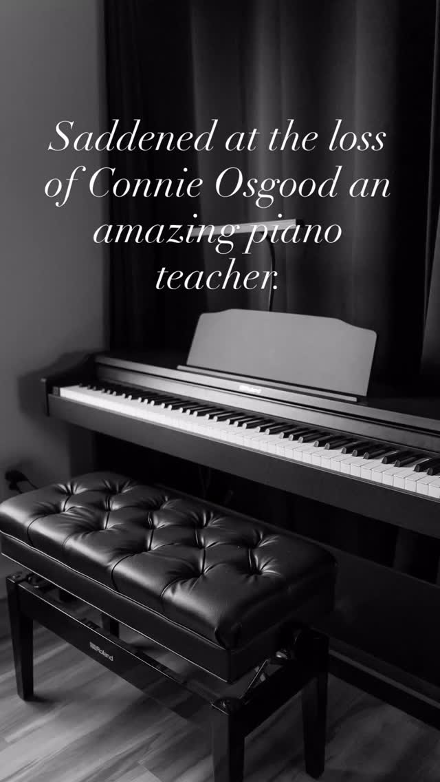 I am so saddened to hear of the passing of Connie Osgood. She was my grand-piano teacher. I have never not known her and I thought she’d live and teach forever.
#Grandpianoteacher #pianist #teacher #springfieldmissouri #greenvillesc