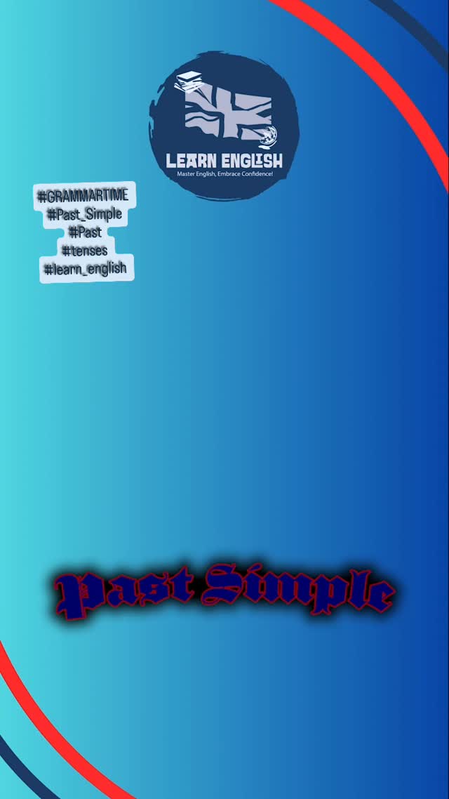 It's #grammartime let's look at the #past_simple_tense Do you know when to use this #tense ? #grammartips #learnenglish_easily