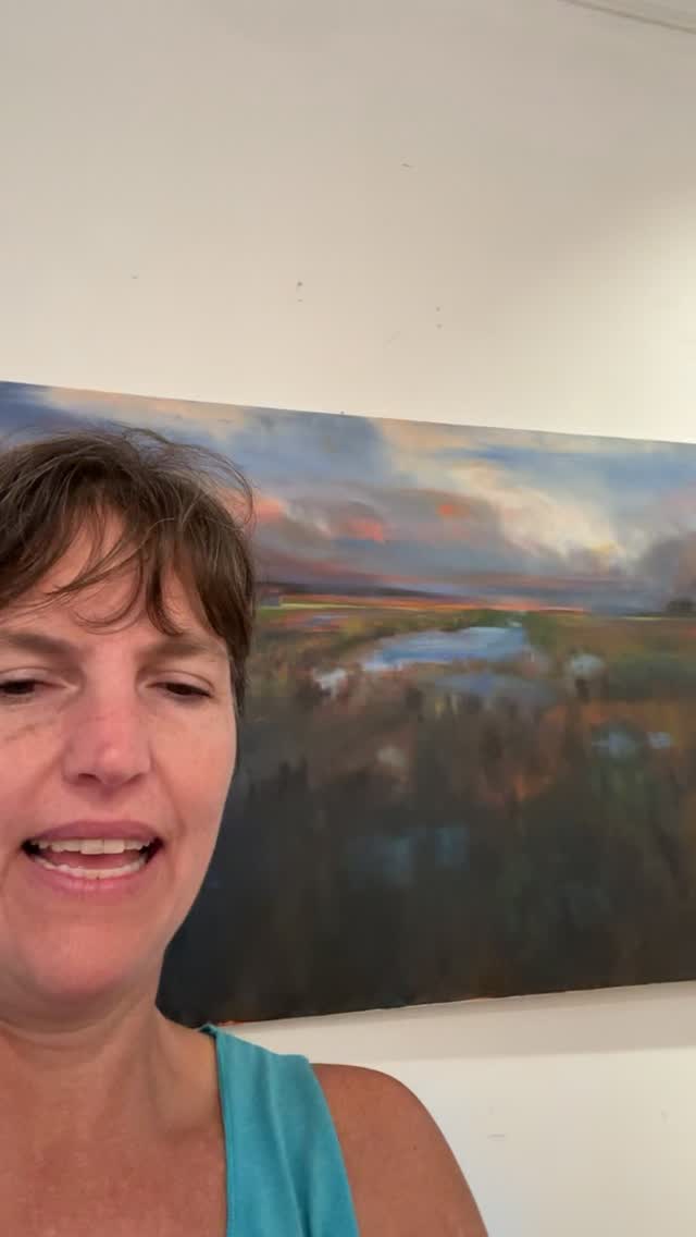 Artist Courtney Panzer shares with us what she enjoys from having her artist studio at the Dcota center zero empty spaces. #artist #dcota #painting #giftideas #zeroemptyspaces