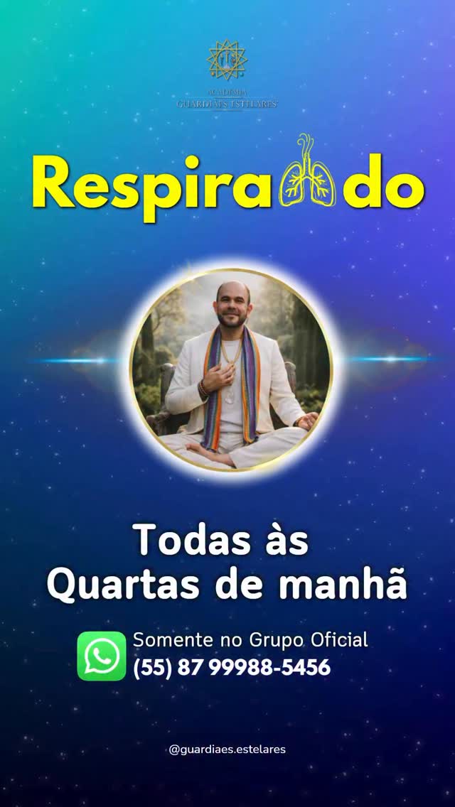 *Chamas Eternas, Bom Kin* ✨
Amores, trago uma novidade hoje aqui para vocês.
Está nascendo algo novo e quero muito que vocês façam parte, o meu novo movimento: *Respirando.*
Toda *terça-feira de manhã* vou enviar um áudio *exclusivo somente no Grupo Oficial do WhatsApp*, com reflexões, ativações ou sintonizações. O que o meu sentir e o campo pedirem naquele momento.
Dei o nome de *Respirando* porque é isso: respirarmos juntos uma vez por semana, criando um campo de conexão, ancoramento e equilíbrio que vai reverberar em nós, nos nossos e no planeta por inteiro.
Não vou criar esse movimento nas minhas redes sociais nem em nenhum outro espaço. Ele será único e somente lá no *Grupo Oficial*. O grupo é aberto e gratuito, e eu quero muito ter todos vocês por lá. 🤍
💌 *Link de convite para acessar o Grupo Oficial na BIO!
O formato digital tem me ensinado muito sobre como me conectar com vocês de formas que antes eu não imaginava. Venho buscando ferramentas e movimentos que nos aproximem cada vez mais, e o *Respirando* é mais um passo nessa direção.
Aguardo por vocês.
*Respirando…..*
Bençãos ❤️🔥