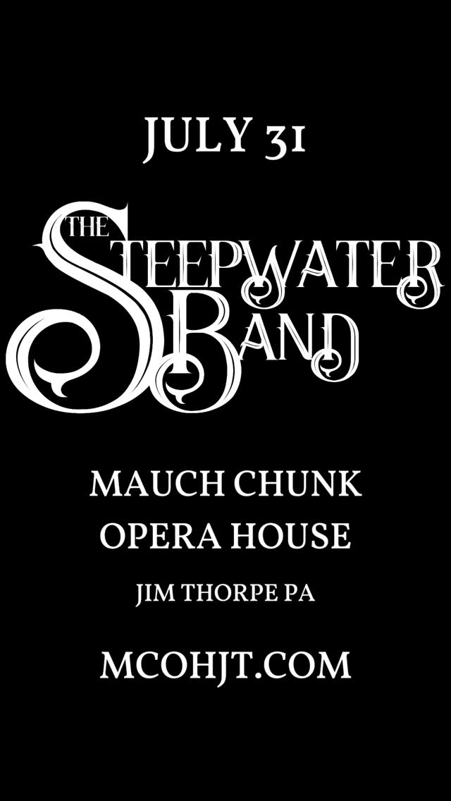 "This band has traveled a long and winding musical road. From the Delta to the electrified blues of Chicago, across the Atlantic to the blues-inspired rock of the Stones, Zeppelin, and Free before making their way back through the Texas roadhouses."
Get your tickets for THE STEEPWATER BAND on July 31 at mcohjt.com