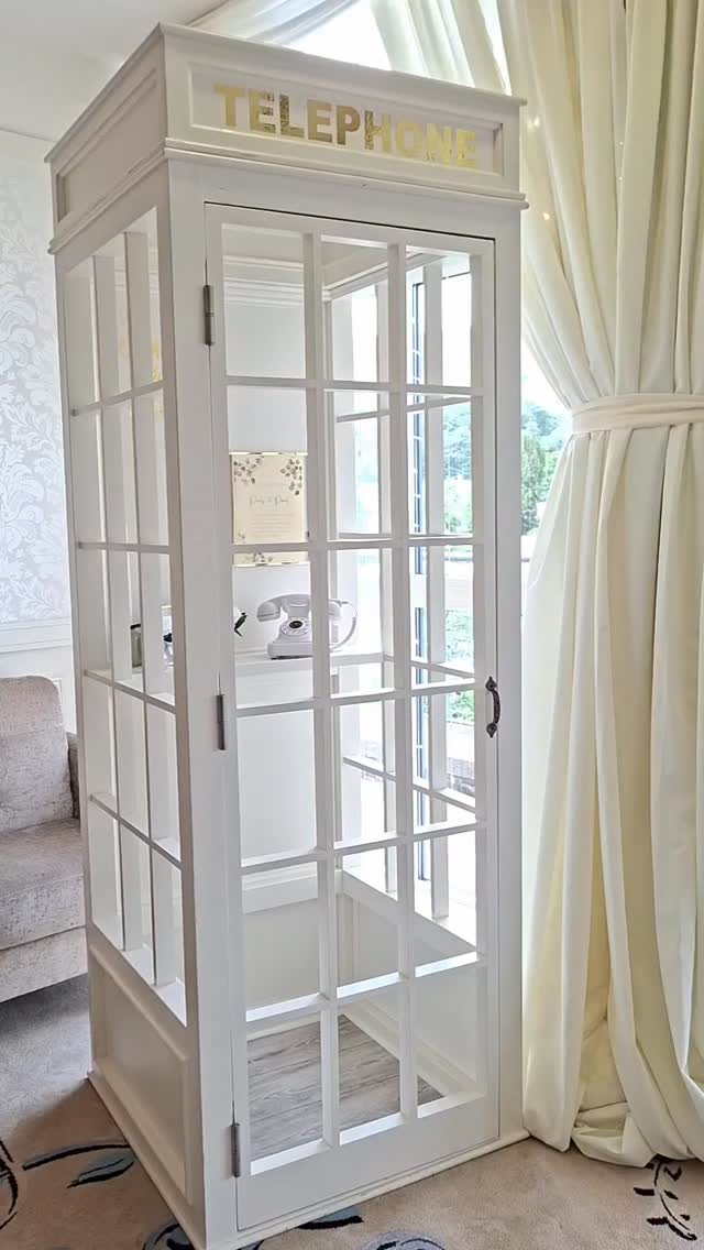 Well Hello There....
A twist on the traditional guest book. Our full size telephone box is a unique way to capture all of your guests messages.
DM for prices & availability