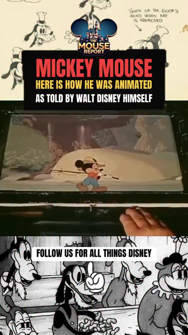 When Mickey Mouse transitioned from black-and-white cartoons into color animation during the 1930s, the process became even more detailed and labor intensive. Animators at The Walt Disney Company created thousands of individual drawings for each short film, with every movement broken down frame by frame. These drawings were transferred onto transparent sheets called animation cels, which were carefully hand inked and painted on the reverse side to preserve clean lines and vibrant colors. Each cel represented a single frame of motion and was layered over painted backgrounds before being photographed one image at a time with a special animation camera. This painstaking process allowed Mickey’s movements to appear smooth and lively on screen. Cartoons such as The Band Concert showcased Mickey in full Technicolor for the first time, demonstrating Disney’s growing mastery of color animation and helping establish a new standard for animated filmmaking.
#disneyparks #disneyanimation #mickeymouse #disneyhistory #disneyfacts