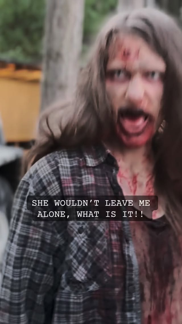 🧟♂️👀 NOT AI! I was just walking through the forest when I turned around and this thing was following me! She didn’t seem well, like a ZOMBIE!? Anyway she wasn’t very fast so I managed to shake her off… What else was I meant to do!?? #zombie #nottinghamshire #nottingham #experience #immersive