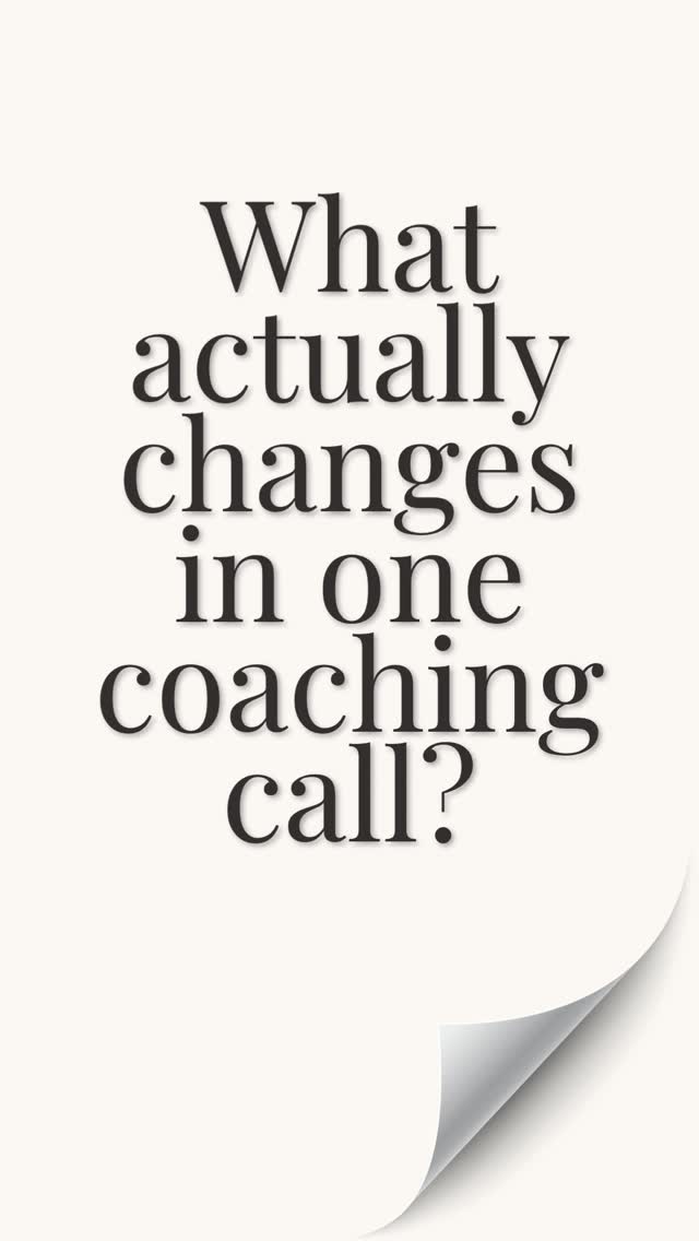 Most people think coaching is about big transformations.
Sometimes it is.
But more often?
It’s about finally getting clear on something that’s been taking up way too much space in your mind.
One conversation.
One decision.
One shift in how you’re seeing the situation.
That’s where momentum starts.
If you’ve been circling something—
a person, a decision, a dynamic—
you don’t have to stay stuck there.
DM SUCCESS and I’ll send you the link to book a one-time 60-minute holistic leadership session ($49 for a limited time).
