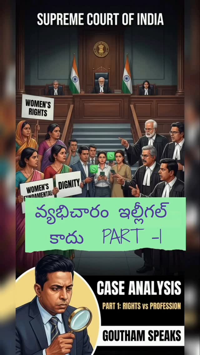 Many believe the Supreme Court legalized or endorsed prostitution.
But this judgment is really about a bigger constitutional question:
Do fundamental rights depend on a person's profession?
The Supreme Court's answer was clear: No.
My analysis of the judgment and its implications.
Part 1.
#SupremeCourt #FundamentalRights #Constitution #India #LegalAwareness