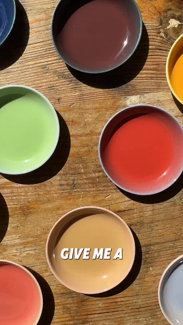Deep, dark, a little moody. The first colorway I ever picked is Midnight and it has stayed as one of the core colors ever since. Available in the full range. Cups, bowls, plates 💙