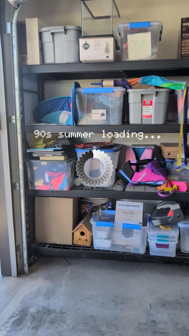 Who else is craving that nostalgic 90s summer?! ✋ My client is set on having that for her kiddos, so we did a little garage organization and rearranged.
The main points: make the items they want to play with accessible, easy to grab, and hopefully easy to return (as if!) but a girl can dream.
Looking to make your garage more functional? Message us today!
#garageorganization #90ssummer #homeorganization