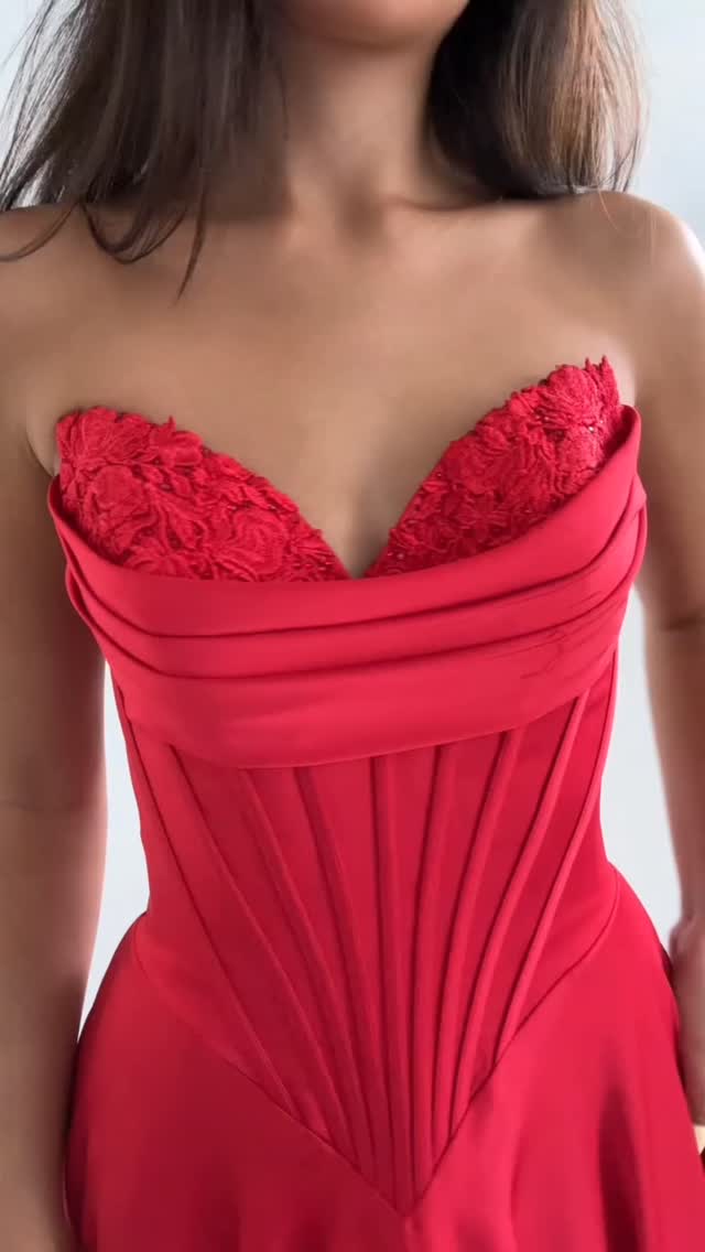The stunning 'Cadence' by @taniaolsendesigns in in store now, available in Lilac, Red and Royal blue