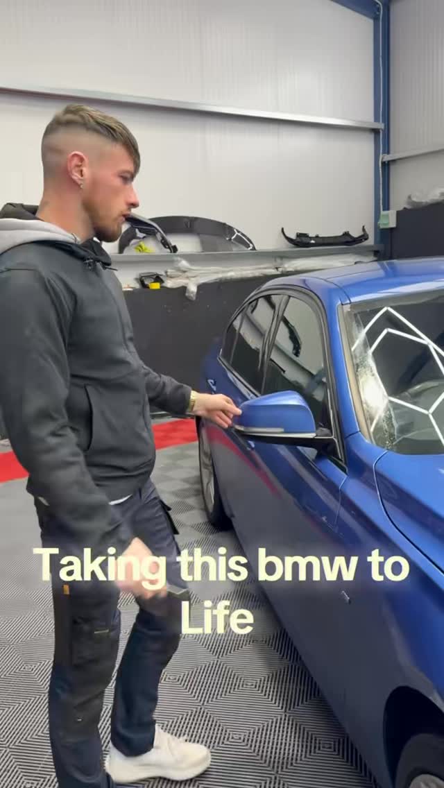 BMW F30 in for its bodykit DM to book today #fyp