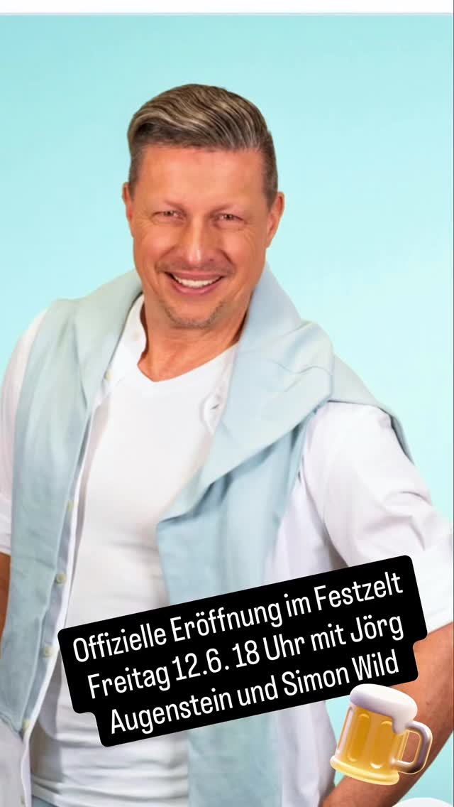 🚨 Pforzheim, seid ihr bereit? 🚨
Am Freitag, den 12. Juni, wird gefeiert! 🍻🔥
Ab 18 Uhr startet die offizielle Eröffnung im Festzelt Stephans Platzerl auf der Pforzheimer Messe.
🍺 Fassanstich mit unserem 1. Bürgermeister Dirk Büscher
🎤 Schlagerstar und Stadtrat Jörg Augenstein live im Festzelt!
🌼 Gemeinsam mit Simon Wild präsentiert er erstmals bei uns den neuen Titel „Das letzte Edelweiß“.
⚡ Danach heißt es: Bühne frei für 6th Element – die Partyband, die unser Festzelt seit Jahren zum Kochen bringt!
💥 Schlager. Stimmung. Fassbier. Party.
Wer da nicht dabei ist, wird am nächsten Tag garantiert gefragt:
„Warum warst du eigentlich nicht im Platzerl?“ 😎🍻
👇 Markiere jetzt deine Festzelt-Crew und verrate uns:
Wer steht am 12.6. mit dir im Festzelt?
#StephansPlatzerl #Pforzheim #Volksfest #Festzelt #JörgAugenstein Schlagerstar Stadtrat SimonWild DasLetzteEdelweiß Fassanstich JörgBüscher 6thElement LiveMusik Schlager Partyband PforzheimerMesse Enzkreis FeiernInPforzheim FestzeltLiebe BierUndMusik BistDuDabei PartyDesJahres Freitagabend WirSehenUnsImPlatzerl 🍻🎤🔥🎉