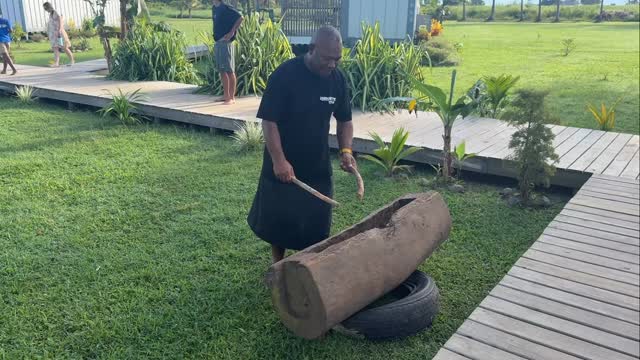 When you hear the lali you know something is about to happen…..
#bula #fiji #communicate #traditional