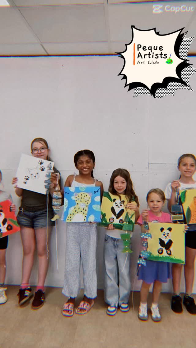🌿🐾 Our Studio Turned Wild! 🎨✨
Can you believe we created all of this in just one day at our @peque.artists Art Camp during the May half-term? ☀️🎨
For one magical day, our studio was transformed into a colourful world of wildlife and creativity. Our young artists painted incredible pandas, cheetahs, dogs, cats, foxes and leopards on canvas, and designed colourful fish in different sizes that were turned into beautiful hanging mobiles. 🐼🐆🦊🐕🐈🐟
But the day was about so much more than creating beautiful artwork. We played games, shared lots of laughs, explored different materials and experimented with a variety of artistic techniques. Through drawing, painting, cutting, assembling and making, the children produced an amazing collection of masterpieces while developing their confidence and creative skills.✂️📦✍️🎨🔭
Our Animal Kingdom theme encouraged children to observe shapes, colours, patterns and textures found in nature
A huge thank you to everyone who joined us and made the day so special. We loved every minute of it!
What a day to remember! 💚✨
#PequeArtists #ArtCamp #MayHalfTerm #WildAndCreative NatureInspired AnimalArt CreativeKids KidsArt YoungArtists ArtsAndCrafts ColourfulCreativity KidsActivities ArtWorkshop ArtFun CreativeLearning 🐾🎨🌿