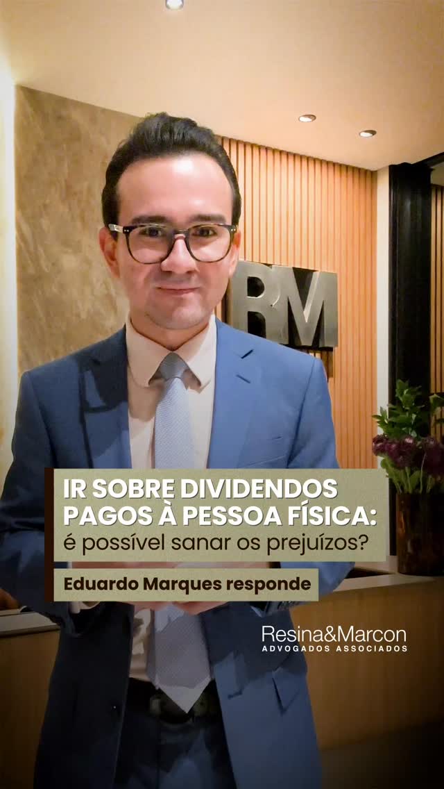 #Tributação #Retenção #Distribuição #Dividendos #ResinaMarcon