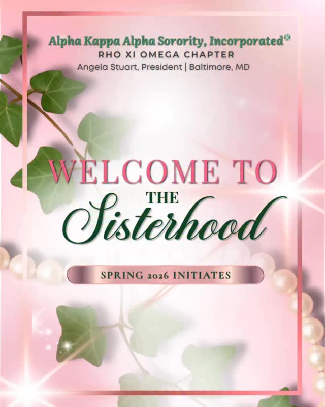 ๐๐ We are thrilled to welcome 32 new Polished Pearls into Rho Xi Omega! ๐โจ
Welcome to the most illustrious sisterhood, a fellowship sincere and rare. As you begin this beautiful journey, know that you are joining a legacy built on service, scholarship, leadership, and sisterly love.
Sisterhood is our superpower. ๐ค๐ Service is our bond. ๐๐ And together, we will continue making an impact in our communities and beyond.
Congratulations! We canโt wait to see all that you will accomplish as members of Alpha Kappa Alpha Sorority, Incorporatedยฎ.
#AKA1908 #RXO1988 #PolishedPearls #SisterhoodAndService #AlphaKappaAlpha ๐๐