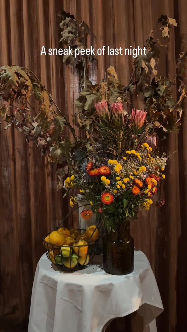 A little bit on last night. A night of good food, good company and wonderful music. We have so much to share from last night so here's a little taste of what we experienced.