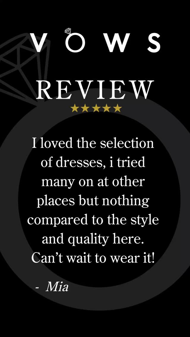 🌟 WOW! What a lovely review from one of our beautiful Vows Bridal brides! 🌟
Reading your kind words truly makes our day. Helping our brides find their dream dress is why we do what we do, and knowing you’ve had such a wonderful experience means the world to us. 💖
From your very first appointment to collecting your gown, it’s a privilege to be part of your bridal journey. Thank you for choosing Vows Bridal and for sharing your experience with us!
We can’t wait to see all your gorgeous wedding photos and celebrate your special day with you! ✨👰🥂
#VowsBridal #WakefieldBride #YorkshireBride #RealBrideReview #BridalBoutique SayYesToTheDres