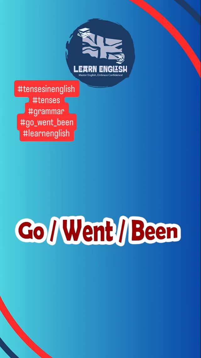Do you know when to use #go_went_been ? Let's look at these #tensesinenglish #tenses #learnenglishdxb #englishtips