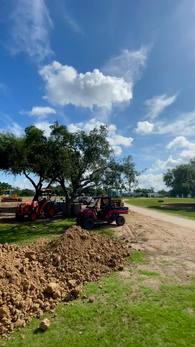 Big things happening at Memorial Park Golf Course… stay tuned 👀🚧