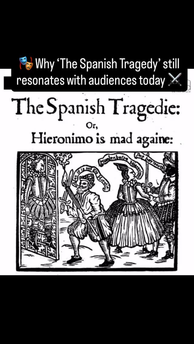 🎭 Why the The Spanish Tragedy still resonates with audiences today ⚔️ 💀
The Spanish Tragedy still resonates with audiences today because its core themes such as grief, injustice, revenge, and the search for meaning are deeply human and timeless.
Here’s why it continues to strike a chord:
🎭 1. The Quest for Justice:
Hieronimo’s struggle against a corrupt system mirrors modern frustrations with institutional failures. His desperate pursuit of justice still feels real in a world where truth is often buried by power.
🧠 2. Grief and Mental Breakdown:
The raw portrayal of loss and psychological unraveling is emotionally powerful. Hieronimo’s descent into madness is tragically relatable.
🎬 3. Theater Within Theater:
Kyd’s clever use of a “play within a play” prefigures modern meta-storytelling. It invites audiences to reflect on how performance and reality overlap. This is something deeply relevant in our era of social media and curated identities.
🔥 4. Revenge Fantasies:
The thrill of revenge narratives hasn’t faded. In an age of crime dramas and antiheroes, The Spanish Tragedy taps into that same hunger for justice.
💬 5. Emotional Extremes:
It doesn’t shy away from high emotion like rage and vengeance and in doing so, it still grabs hearts and imaginations.
In short: The Spanish Tragedy speaks to our darkest fears and deepest desires, using the power of performance to explore what it means to be human.
#TheSpanishTragedy
#TheaterHistory
#RenaissanceTheater
#Shakespeare
#TheaterPodcast