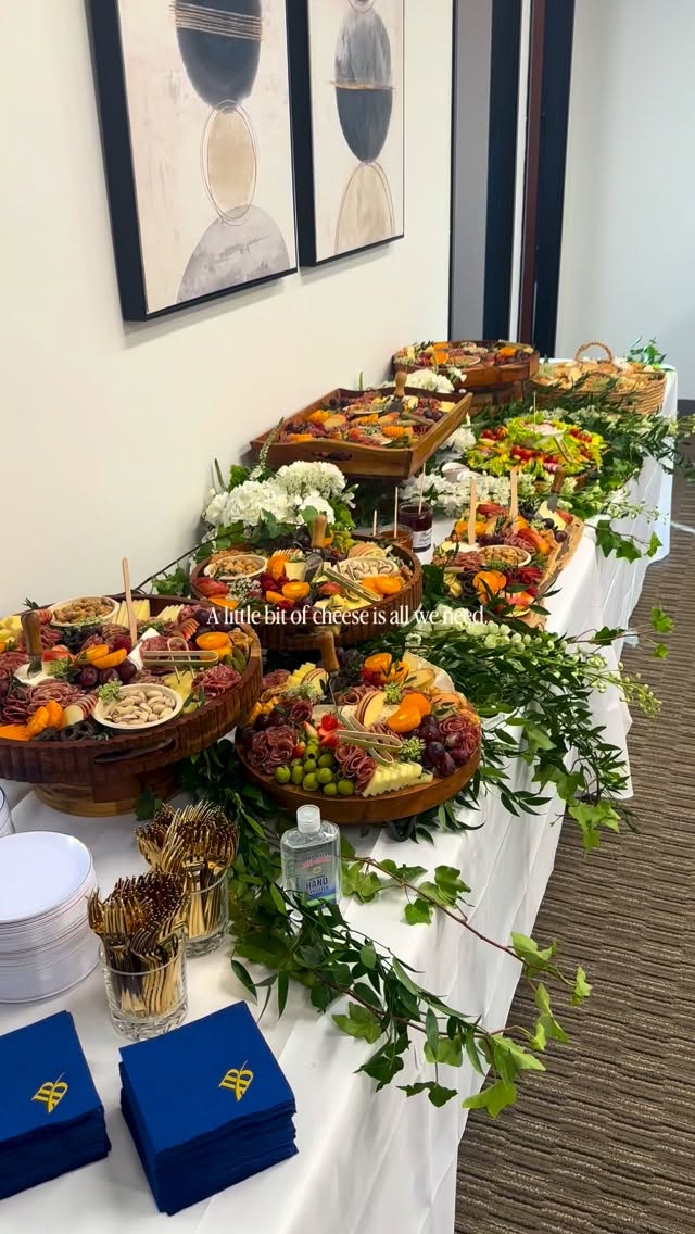 A little slice of heaven in corporate America. ✨
4 ways we cater for corporate teams: because another sad sandwich tray just isn’t cutting it 👀
✨ Office Happy Hours
✨ Team Lunches & Meetings
✨ Client Appreciation Events/Brand Launches
✨ Grazing Tables for Large Corporate Gatherings
From beautifully styled grazing tables to individually packaged lunches, we create elevated experiences that make your team feel appreciated (and well fed 😉).
Serving the Inland Empire, Orange County & Los Angeles area.
Inquire through our website to book your next corporate event. 🧀
#corporatecatering #corporatecateringoc #grazingtables #charcuterie