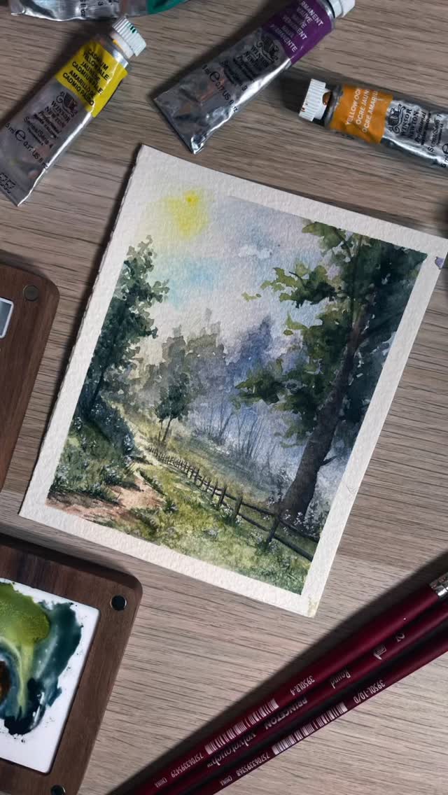 This was originally a piece of artwork I used for my Spring resource, but I think it works just as well for summer. In fact, in the UK we have a very special climate where you can experience all of the seasons in one 24 hour period! 😏😂🥴 #springart #summerart #learningresources #homeschoolingmom #wildfeatheredu