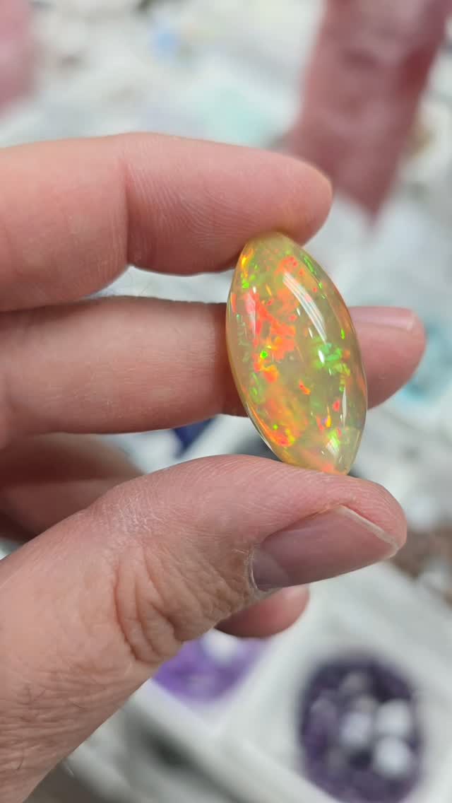 Magical friends, behold the fire and brilliance of Ethiopian opals!
We've just received four exquisite, A++ polished cabochon pieces. Each one dances with color and rarity, and they won’t last long! Come discover these stunning opals at the gallery—available in-store only. Add a touch of ethereal beauty to your collection today!
#remnantsofmagic #crystalshop #crystalhealing #healingcrystals #opals