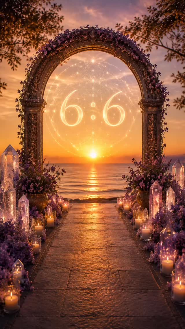 The 6:6 portal is open 🩷 Listen to your heart ~ reconnect with your truth ~ trust what is finding its way to you and always remember, that your energy will attract what you desire 🩷 #66portal #energyalignment #raiseyourvibration #divinetiming #highestfrequencyislove