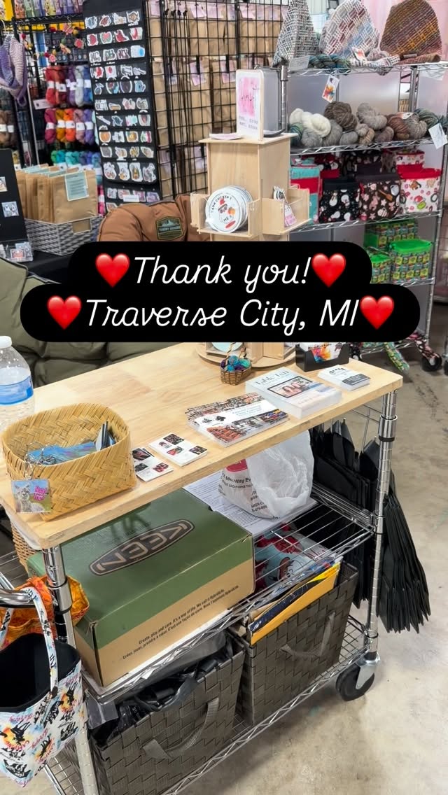 We just wanted to say a huge “Thank You!” To Traverse City MI.
Fresh Coast Fiber Festival’s first show is in the books, thank you to everyone who supported my small business that I love so much💕. Thanks to everyone who introduced themselves, it’s so nice to put a name & face with an Insta Handle 😊it was so nice getting to chat with you. A big thank you to Jamie and all her amazing volunteers! As always thanks to my bestie Nan, for being the beautiful person you are 😘! @freshcoastfiberfest
#yarn #knitting #crochet #knit #indiedyedyarn