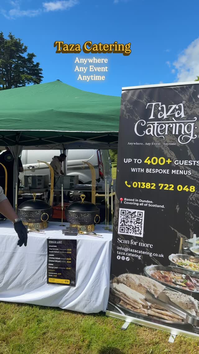Fresh off a SOLD OUT Eid in the Park! ๐๐ฅ
Any time. Any place. Any event.
From our best-selling Lamb Karahi and homestyle Pilau to Samosas, Chicken Tikka, warm Gulab Jamun & Ice Cream โ we bring the full desi feast, piping hot straight to YOU and done right every time ๐ฅ๐๐ฝ๐๐ฝ
๐ง info@tazacatering.co.uk
#dundeerestaurant #caterings #tazacatering