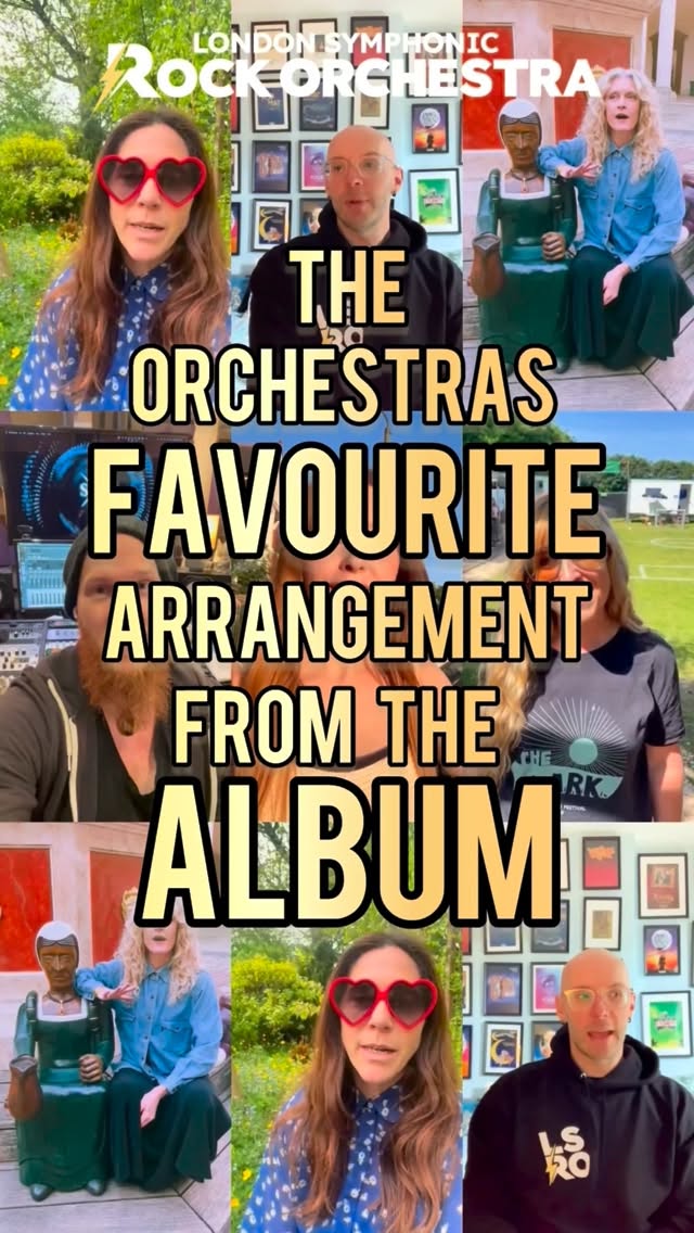 The Orchestra’s favourites from the new Album 🔥
Choosing a favourite track from Distorted Overture should be impossible. We made the orchestra do it anyway….😆
Thunderstruck. Seven Nation Army. Zombie. Sweet Child O’ Mine. Stairway to Heaven. Ace of Spades. Nothing Else Matters. Tainted Love. Du Hast. The Pretender.
Now it’s your turn👇
Which arrangement are you most excited to hear from the album? From symphonic Metallica to full-throttle Rammstein, Distorted Overture is packed with tracks made to be played loud.
Drop your favourite in the comments 🤘
Distorted Overture is out Friday 5 June ⚡️ Available to Pre-order today!
.
.
.
#DistortedOverture #LSRO #SymphonicRock #RockMeetsOrchestra #NewAlbum