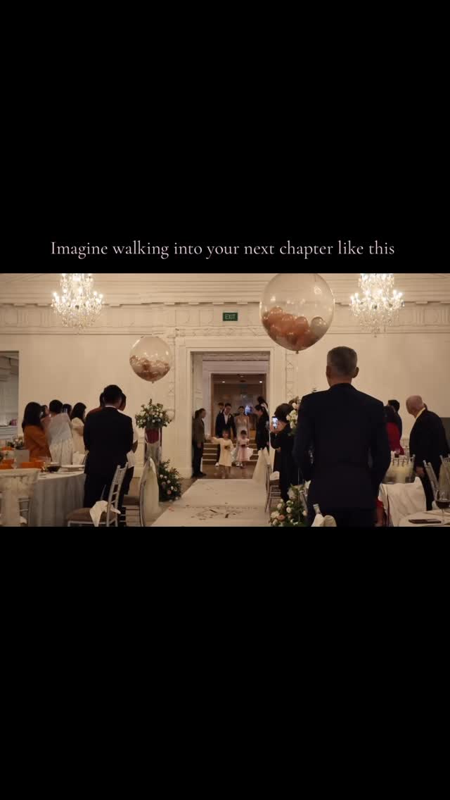 ~ Banquet March-In with Bursting Balloons ~