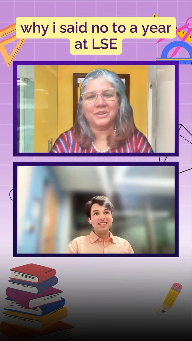 “why i said no to a year at lse” 🎓
vihaan desai shares why he chose fit and long-term goals over a path that looked impressive on paper.
sometimes, the right decision is the one that feels most aligned with you.
stay tuned ✨