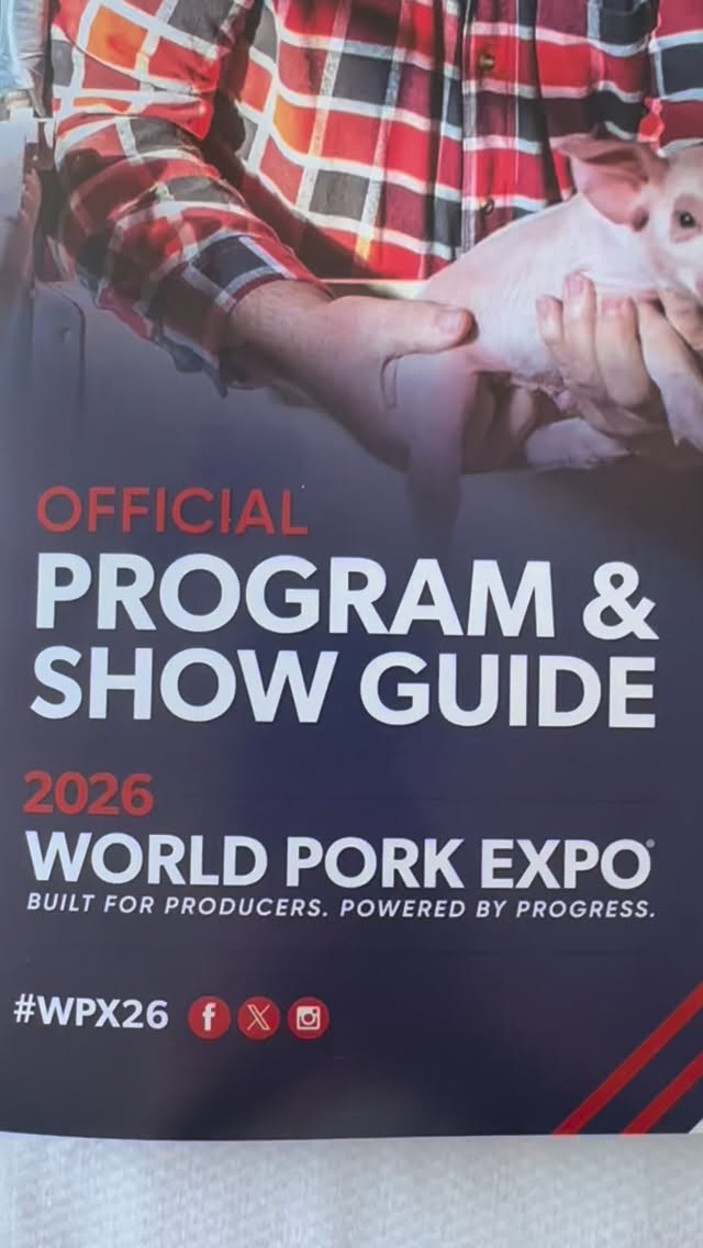 Today at the 2026 World Pork Expo