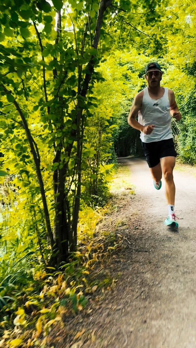 Last long run in the 🏦 before Ironman Klagenfurt. Some race pace and testing the fueling ⛽️.