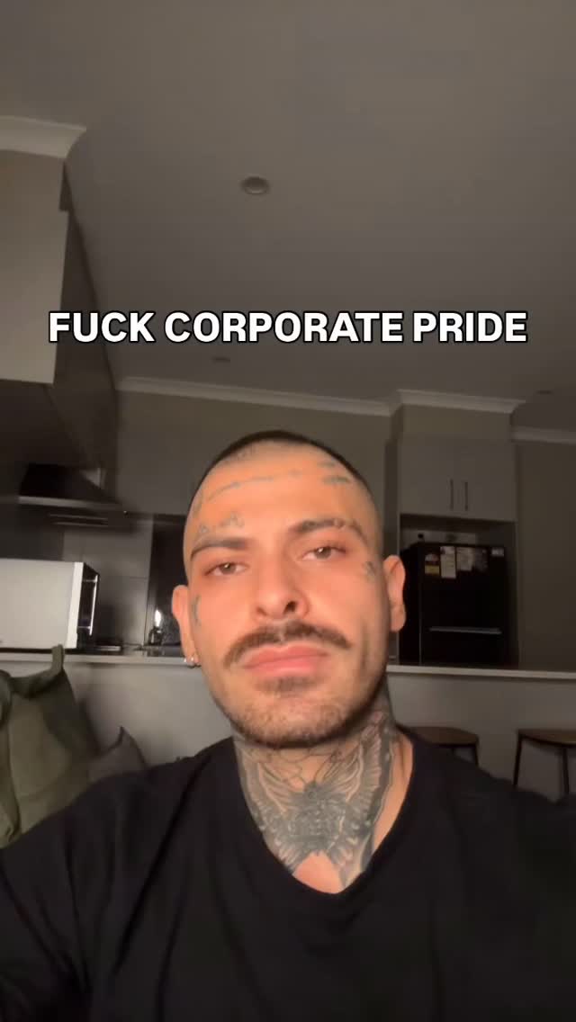 #Repost @jammo.gee
'Happy pride to everyone but the corporate conglomerates'
#PrideIsAProtest #TransRight #Queer #2SLGBTQ
