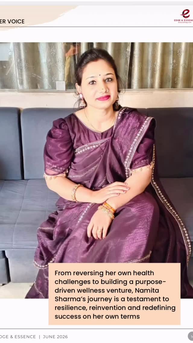 A Journey of Healing, Purpose, and Empowerment
Driven by her own journey of overcoming health challenges, Namita Sharma founded Curv by Sattva with a vision to help women prioritize their well-being. Grounded in perseverance, self-belief, and purpose, she has successfully balanced the roles of mother, professional, and entrepreneur. Today, she inspires women to invest in their health, build confidence, and achieve financial freedom, proving that meaningful change begins with one courageous decision.
Read more about her journey here:
https://www.e2mag.com/post/she-rebuilt-herself-and-chose-to-help-other-women-do-the-same
#namitasharma #wellnessjourney #womenempowerment #dailyinspiration #womensjourney