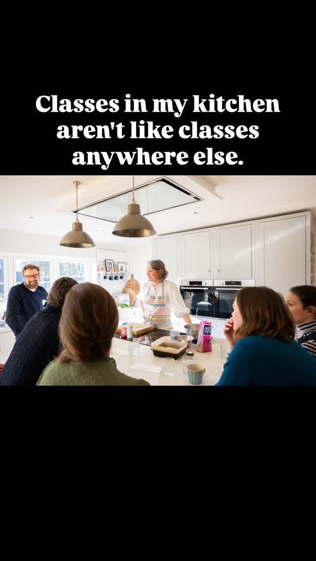 Classes in my kitchen aren’t like classes anywhere else.
Six people maximum. No uniform, no clipboard, no one marking you. You watch, you ask questions, you taste as you go - and then you sit down and eat together at the end.
More like a few hours at a friend’s house than a formal lesson (but one where you leave knowing how to cook the perfect steak).
Kitchen Kickstarter for Men - 3 July, Motcombe, Dorset. £120 per person. Just a few spaces left.
#CookeryClass #DorsetCookery #LearnToCook #SmallGroupClass #FathersDayGift