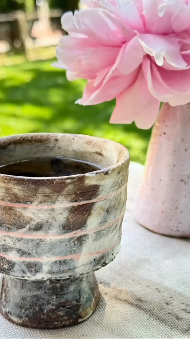 wild red tea in the garden, taking a moment to open the heart #afternoontea #takingamoment #chabana #coldspringny