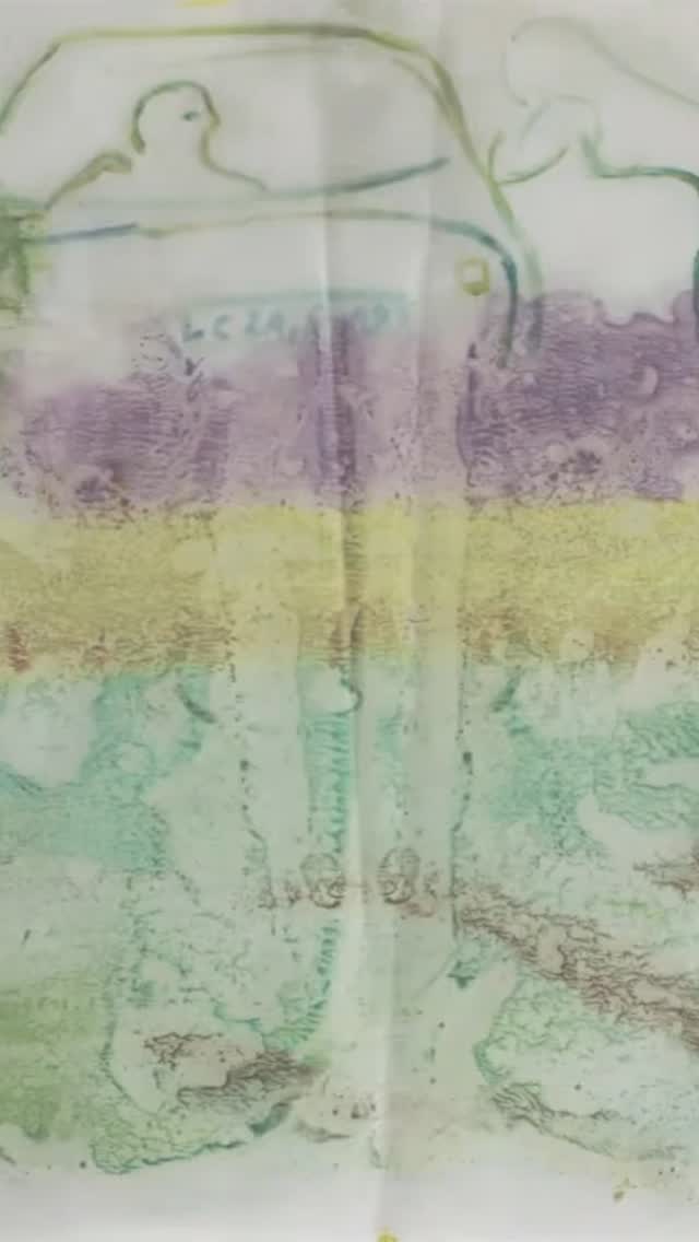Il y a six ans, j'exposais mes monotypes chez Stéphanie Peyrissac. Une exposition qui reste importante dans mon parcours, pour la qualité des rencontres, pour ce que ce travail sur le monotype m'a appris, et pour la façon dont ces œuvres ont trouvé leur public.
Le monotype est une technique d'impression unique.
Chaque tirage est une pièce originale, irréproductible.
Quelque chose de l'ordre de l'instant, capturé une seule fois.