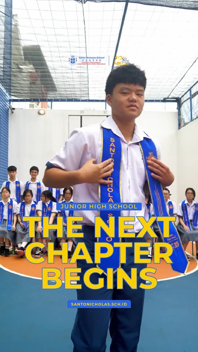 From lessons learned to memories made, every step has led to this proud moment. โจ
Congratulations to our Junior High School Class of 2026 as you move on to the next stage of your journey. Your hard work, growth, and determination have prepared you for the opportunities and challenges ahead.
Keep learning, keep dreaming, and keep reaching for your goals. The future is yours to explore. ๐
__________________________________________
Santo Nicholas School
๐๐ถ๐ณ๐ด๐ฆ๐ณ๐บ - ๐๐ช๐ฏ๐ฅ๐ฆ๐ณ๐จ๐ข๐ณ๐ต๐ฆ๐ฏ - ๐๐ณ๐ช๐ฎ๐ข๐ณ๐บ - ๐๐ถ๐ฏ๐ช๐ฐ๐ณ ๐๐ช๐จ๐ฉ ๐๐ค๐ฉ๐ฐ๐ฐ๐ญ - ๐๐ฆ๐ฏ๐ช๐ฐ๐ณ ๐๐ช๐จ๐ฉ ๐๐ค๐ฉ๐ฐ๐ฐ๐ญ
๐ Contact Us On DM
๐ 0812-2386-8799 (Miss Yenni)
https://www.santonicholas.sch.id/
__________________________________________
#SantoNicholasSchool
#Preschool
#Primaryschool
#juniorhighschool
#seniorhighschool
