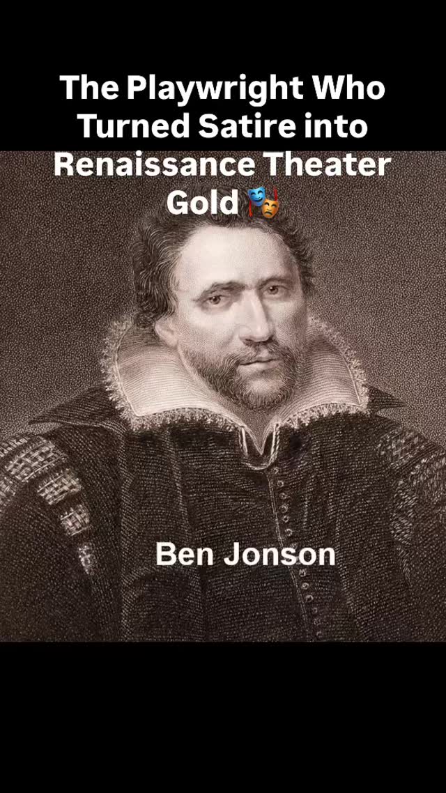 Ben Jonson: The Playwright Who Turned Satire into Renaissance Theater Gold 🎭
While Shakespeare mastered poetic drama, Ben Jonson became famous for his sharp wit, biting satire, and unforgettable comedies that exposed the ambitions, greed, and absurdities of Renaissance society.
Jonson’s plays such as Volpone, The Alchemist, and Every Man in His Humour brought clever social criticism to the English stage, using humor to reveal the flaws hidden beneath wealth, status, and power.
Ben Jonson used satire to critique corruption, vanity, and social ambition and helped shape the development of English comedy and literary theater.
His “humours” characters were driven by exaggerated personality traits such as greed, jealousy, arrogance, and obsession, thus creating comedies that were both hilarious and deeply revealing.
Ben Jonson proved that theater could make audiences laugh while also forcing them to confront the flaws of society itself.
Have you watched any of Ben Jonson’s plays? Do you have a favorite?
Tell us in the comments! 👇🏻
#TheaterHistory
#Renaissance
#Shakespeare
#Theatre
#PerformingArts