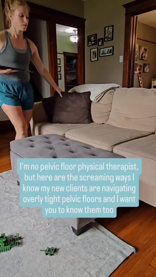 The 5th one will surprise you.
I've been in the core and pelvic floor space for 5 years now and anymore, I can easily tell that a new client has a tight pelvic floor contributing to her symptoms.
Now, I still very much encourage a referral to a PFPT as duel-care is the best way to combat symptoms, but there is still so much you can do within your fitness that you can get started on right away to combat symptoms.
๐ Pain with intercourse - Easy marker for pelvic floor tightness. When your neck is tight, it hurts right...pelvic floor is no different
๐ Glute clencher or flat butt - Easy marker as the glutes are directly connected to PF
๐ฆท Jaw clencher - There is a direct and strong fascia connection between the jaw and PF. Clenching up top = clenching in PF
๐งDifficulty starting urine stream or can't fully empty - The PF is supposed to relax and get out of way so bladder can empty. If urine is difficult to start or starts and stops at end, PF is tight
๐ Infertility, pregnancy loss, or sexual trauma - Unfortunately this is an easy one as the PF holds onto grief. In attempt to "protect" you, the PF will clench and grip. Not only that, navigating these seasons are very stressful and very easy to live in "fight or flight" which creates more tension as the body
๐
ฐ๏ธ Type A personality - It's a strength and a curse. But Type A people with perfectionist mindset are more inclined to be stressed out and stress breeds tension in the body
๐ฆ Leaking - Yes, you can VERY much have leaking with a tight PF because tightness = tired and tired = poor/slow coordination. This is especially so if you're any of the above
๐ฅ Prolaspe - Just like leaking. Tightness creates weakness in the pelvic floor so they become unable to support the pelvic organs. Learning to let go and work on coordination improves symptoms
๐ฆต Hip or knee pain - This is a wild card, but I have worked with so many clients who improve their PF function and suddenly their knee and hip pain goes away. Rarely is pain the sight of the actual problem.
So which one surprised you the most?
Be Resilient Mama!
#pelvicfloor #pelvicfloordysfunction #corehealth #womenshealth #preandpostnatalfi