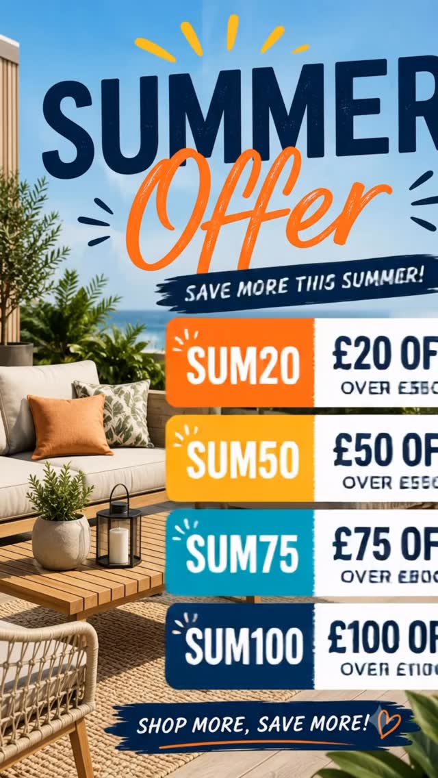 ☀️ SUMMER SAVINGS ARE HERE! ☀️
Looking to refresh your home this summer? Now’s the perfect time to invest in handcrafted furniture made to last.
🌿 Use our exclusive Summer Sale codes:
💷 SUM20 – £20 OFF orders over £350
💷 SUM50 – £50 OFF orders over £550
💷 SUM75 – £75 OFF orders over £800
💷 SUM100 – £100 OFF orders over £1100
From stunning dining tables to bespoke storage solutions, every piece is handmade in Sheffield using quality materials and built around your home.
✨ Handmade
✨ Made to Measure
✨ Nationwide Delivery
✨ Built to Last
Don’t miss out – shop now and make your home summer-ready!
👇 Tell us which piece is on your wishlist this summer!
#SummerSale #FurnitureSale #DiningTable #OakFurniture #HandmadeFurniture MadeInSheffield BespokeFurniture HomeInspiration InteriorDesign DiningRoomDecor KitchenDesign RusticFurniture IndustrialFurniture FurnitureDesign HomeDecor UKFurniture SolidOakFurniture ModernInteriors LuxuryInteriors SummerOffers RCCFurniture ShopSmallUK SupportBritishMade HomeGoals FurnitureMaker