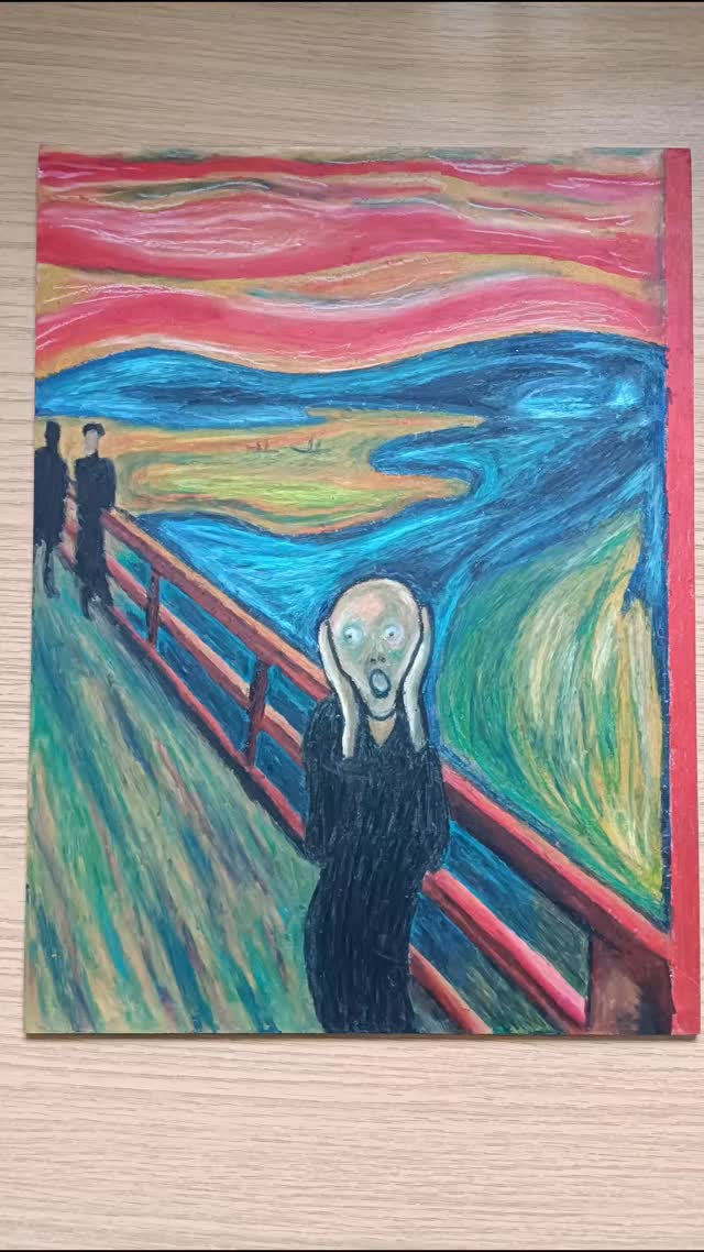 The Scream by Munch (and by 4ESO)...
#franciscanoscoruña #colegiofranciscanoscoruña #graciasxexistir #artisticexpression