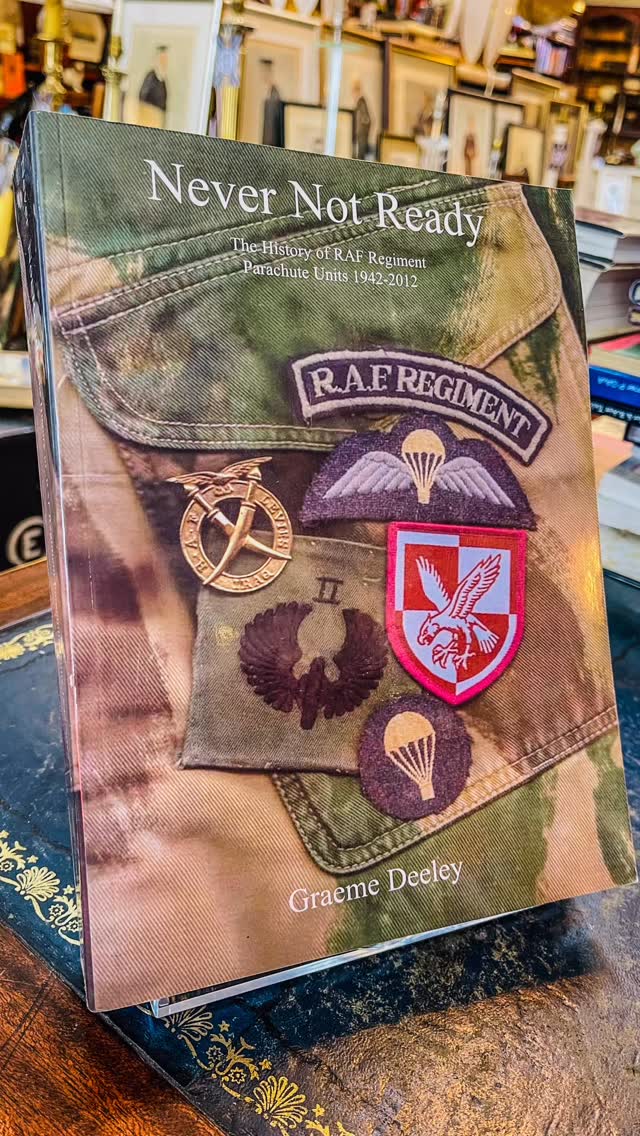 Never Not Ready, an incredible publication by Graeme Deeley detailing the RAF Parachute Regiment 1942 - 2012.
First edition, signed and numbered by the author.
652 pages including hundreds of fascinating photographs through the decades. The people the places, the conflicts.
A must have for anyone associated.
We ship worldwide.
#raf #parachuteregiment #greatbritishrevivals